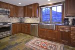 Chef`s Kitchen with Views of Mt. Crested Butte